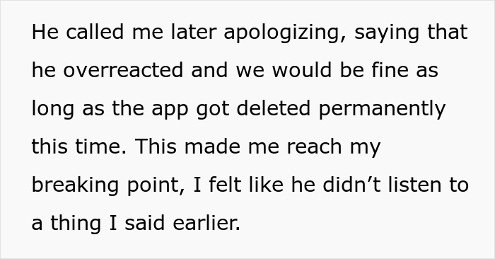 Woman Tries To Explain Why BF Deleting Her Phone App Hurt So Much, He Doubles Down And Loses Her