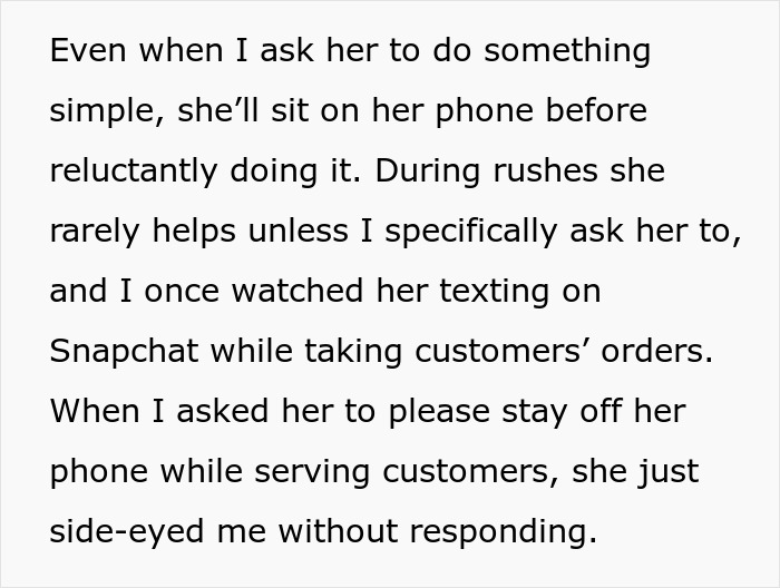 17YO Slacks Off At Work Every Day, Tells Dad To Ambush 19YO Colleague Over Made-Up Bullying Claims 17YO Slacks Off At Work Every Day, Tells Dad To Ambush 19YO Colleague Over Made-Up Bullying Claims