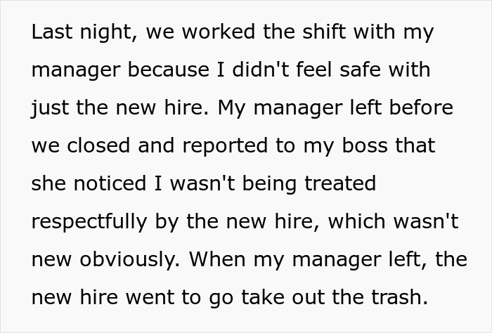 17YO Slacks Off At Work Every Day, Tells Dad To Ambush 19YO Colleague Over Made-Up Bullying Claims 17YO Slacks Off At Work Every Day, Tells Dad To Ambush 19YO Colleague Over Made-Up Bullying Claims