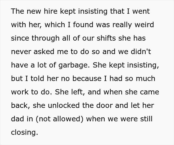 17YO Slacks Off At Work Every Day, Tells Dad To Ambush 19YO Colleague Over Made-Up Bullying Claims 17YO Slacks Off At Work Every Day, Tells Dad To Ambush 19YO Colleague Over Made-Up Bullying Claims