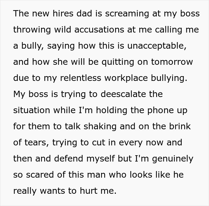 17YO Slacks Off At Work Every Day, Tells Dad To Ambush 19YO Colleague Over Made-Up Bullying Claims 17YO Slacks Off At Work Every Day, Tells Dad To Ambush 19YO Colleague Over Made-Up Bullying Claims