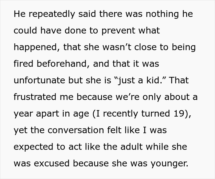 17YO Slacks Off At Work Every Day, Tells Dad To Ambush 19YO Colleague Over Made-Up Bullying Claims 17YO Slacks Off At Work Every Day, Tells Dad To Ambush 19YO Colleague Over Made-Up Bullying Claims