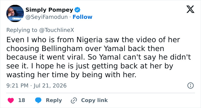 World Cup Hero Lamine Yamal’s Girlfriend’s Insulting Comments About Him Resurface Following Final Win