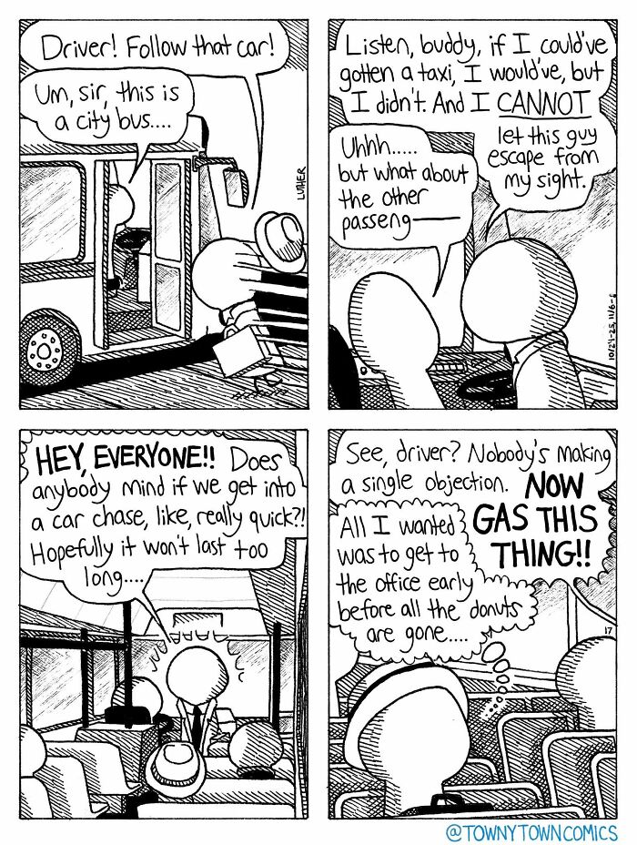 Everyday Life In The Us Midwest Gets Wonderfully Ridiculous In These 30 &ldquo;Towny Town Comics&rdquo;