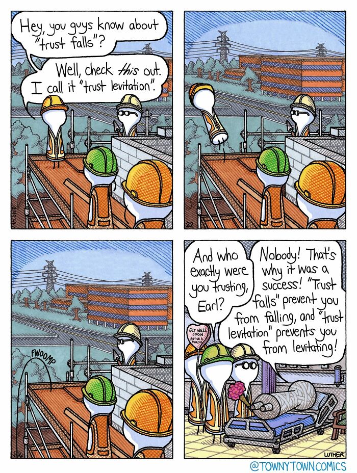 Everyday Life In The Us Midwest Gets Wonderfully Ridiculous In These 30 &ldquo;Towny Town Comics&rdquo;