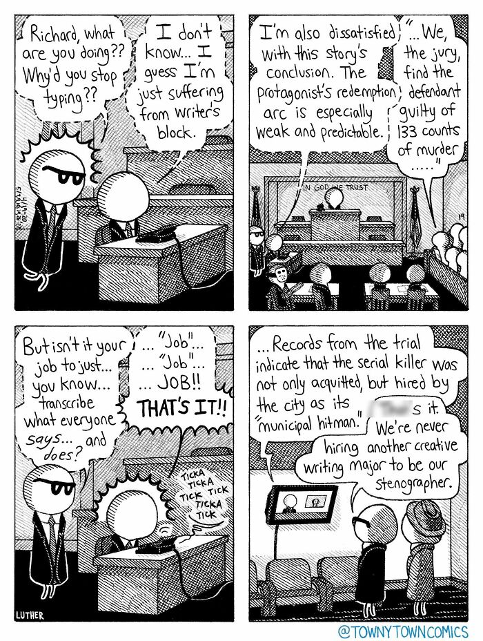 Everyday Life In The Us Midwest Gets Wonderfully Ridiculous In These 30 &ldquo;Towny Town Comics&rdquo;