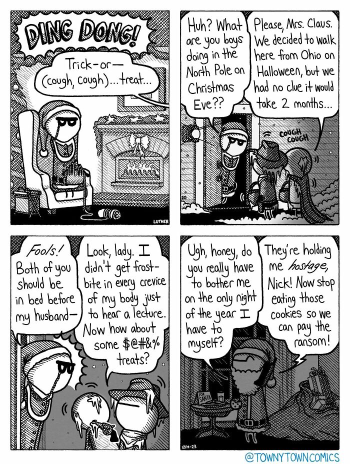 Everyday Life In The Us Midwest Gets Wonderfully Ridiculous In These 30 &ldquo;Towny Town Comics&rdquo;