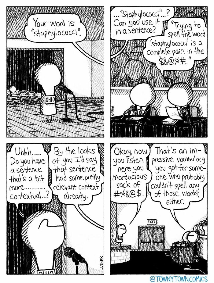 Everyday Life In The Us Midwest Gets Wonderfully Ridiculous In These 30 &ldquo;Towny Town Comics&rdquo;