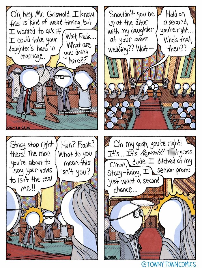 Everyday Life In The Us Midwest Gets Wonderfully Ridiculous In These 30 &ldquo;Towny Town Comics&rdquo;