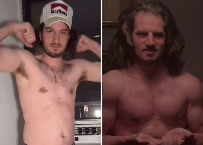 Man Documents Dramatic Transformation After Four Months Of Steroids And Drinking 24 Beers Daily