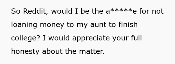Man Thinks The Matter With Aunt Asking Him Money Is Done After He Denies Her But He&rsquo;s Very Wrong