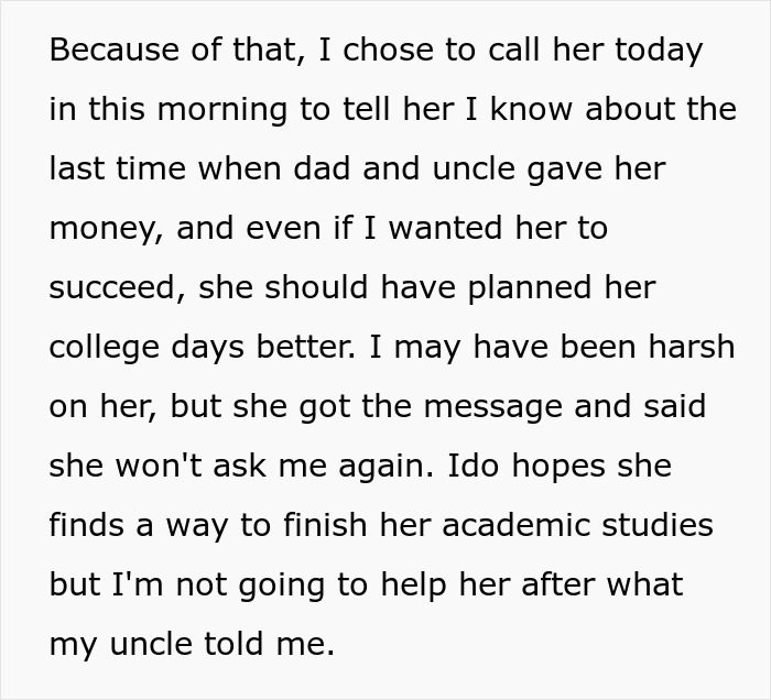 Man Thinks The Matter With Aunt Asking Him Money Is Done After He Denies Her But He&rsquo;s Very Wrong