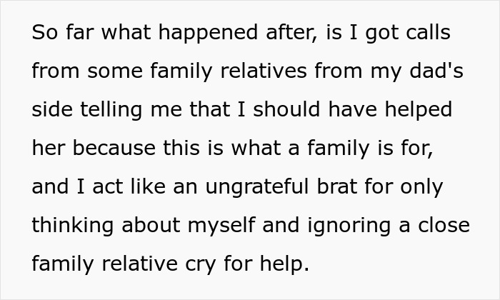 Man Thinks The Matter With Aunt Asking Him Money Is Done After He Denies Her But He&rsquo;s Very Wrong