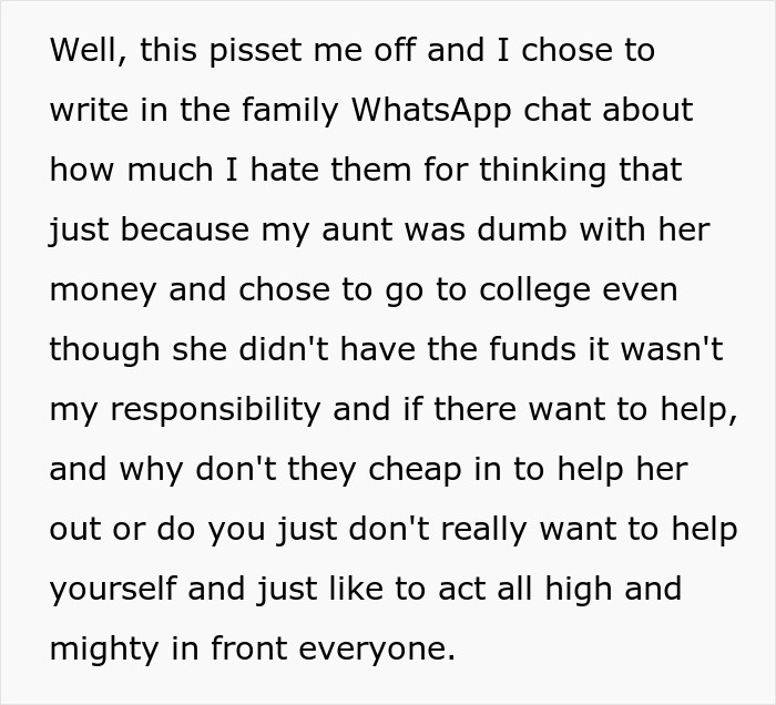 Man Thinks The Matter With Aunt Asking Him Money Is Done After He Denies Her But He&rsquo;s Very Wrong