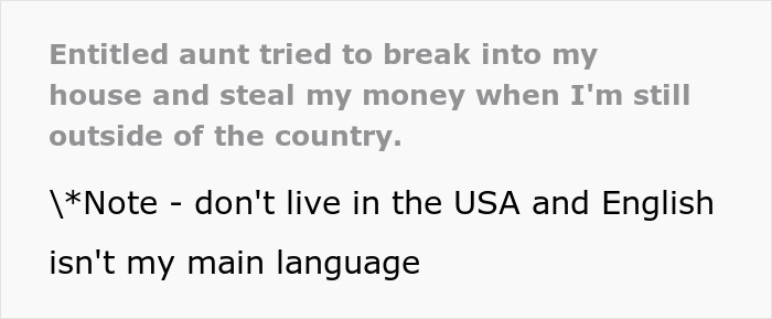Man Thinks The Matter With Aunt Asking Him Money Is Done After He Denies Her But He&rsquo;s Very Wrong