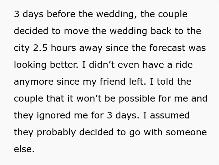 Amateur Photographer Signs A Contract And Then Doesn’t Show Up To Wedding: “They Want To Sue Me Now” Amateur Photographer Signs A Contract And Then Doesn’t Show Up To Wedding: “They Want To Sue Me Now”