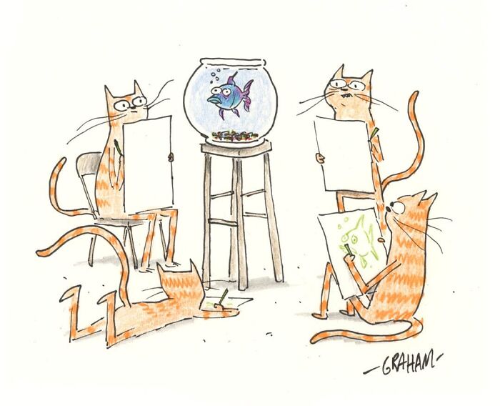 Delightfully Weird Cat Comics By This Artist That Perfectly Capture Why Felines Rule The Internet (43 Pics)