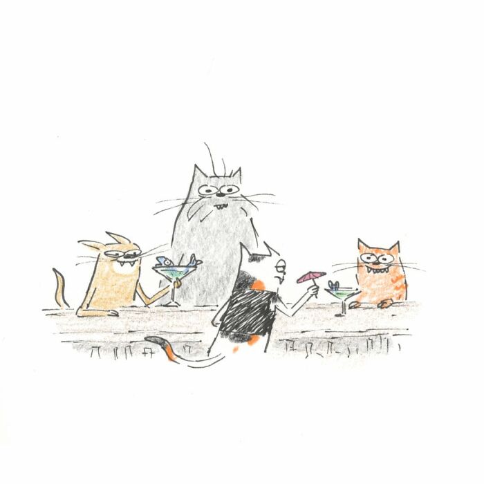 Delightfully Weird Cat Comics By This Artist That Perfectly Capture Why Felines Rule The Internet (43 Pics)