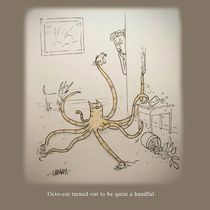 Delightfully Weird Cat Comics By This Artist That Perfectly Capture Why Felines Rule The Internet (43 Pics)