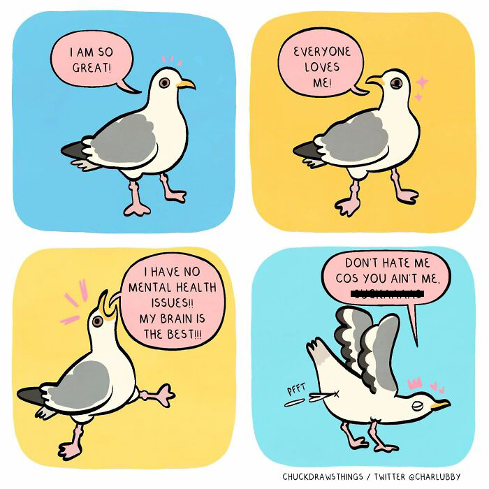 50 New Comics About A Pigeon Going Through Life And Mental Health Struggles By Chuck Mullin 50 New Comics About A Pigeon Going Through Life And Mental Health Struggles By Chuck Mullin