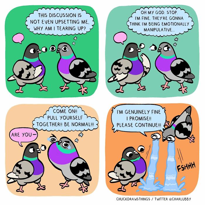 50 New Comics About A Pigeon Going Through Life And Mental Health Struggles By Chuck Mullin 50 New Comics About A Pigeon Going Through Life And Mental Health Struggles By Chuck Mullin
