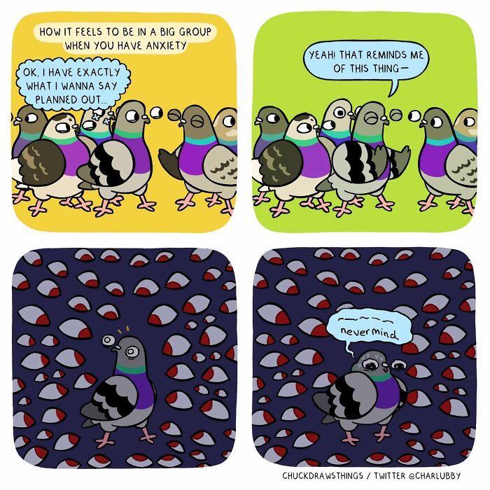 50 New Comics About A Pigeon Going Through Life And Mental Health Struggles By Chuck Mullin 50 New Comics About A Pigeon Going Through Life And Mental Health Struggles By Chuck Mullin