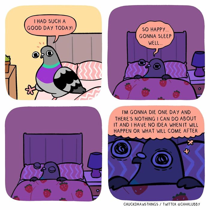 50 New Comics About A Pigeon Going Through Life And Mental Health Struggles By Chuck Mullin 50 New Comics About A Pigeon Going Through Life And Mental Health Struggles By Chuck Mullin