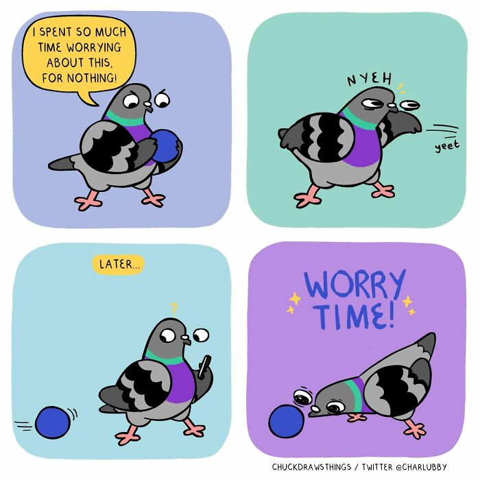 50 New Comics About A Pigeon Going Through Life And Mental Health Struggles By Chuck Mullin 50 New Comics About A Pigeon Going Through Life And Mental Health Struggles By Chuck Mullin