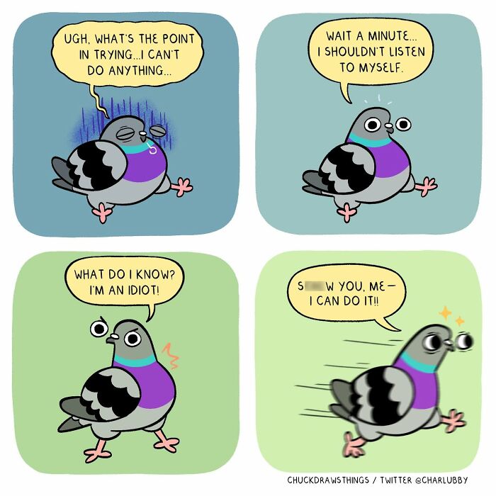 50 New Comics About A Pigeon Going Through Life And Mental Health Struggles By Chuck Mullin 50 New Comics About A Pigeon Going Through Life And Mental Health Struggles By Chuck Mullin