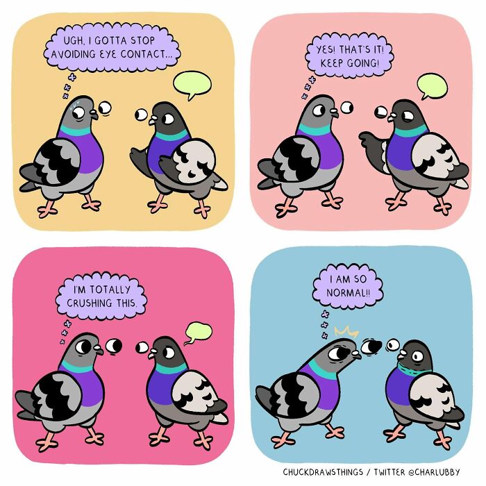 50 New Comics About A Pigeon Going Through Life And Mental Health Struggles By Chuck Mullin 50 New Comics About A Pigeon Going Through Life And Mental Health Struggles By Chuck Mullin