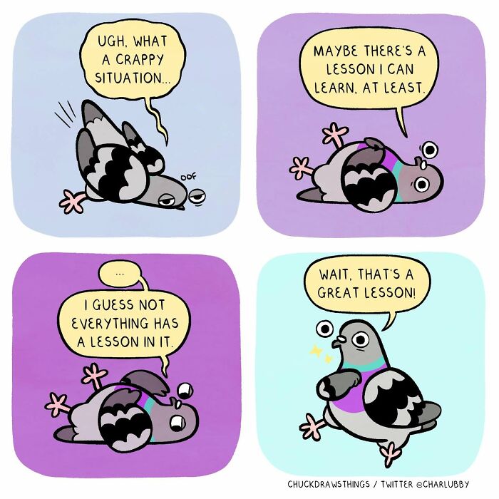 50 New Comics About A Pigeon Going Through Life And Mental Health Struggles By Chuck Mullin 50 New Comics About A Pigeon Going Through Life And Mental Health Struggles By Chuck Mullin