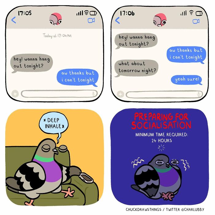 50 New Comics About A Pigeon Going Through Life And Mental Health Struggles By Chuck Mullin 50 New Comics About A Pigeon Going Through Life And Mental Health Struggles By Chuck Mullin