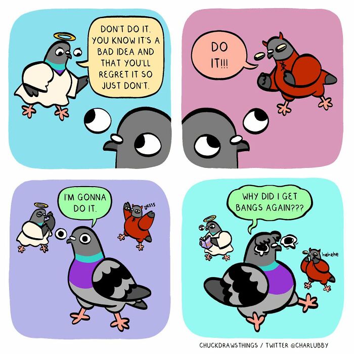 50 New Comics About A Pigeon Going Through Life And Mental Health Struggles By Chuck Mullin 50 New Comics About A Pigeon Going Through Life And Mental Health Struggles By Chuck Mullin