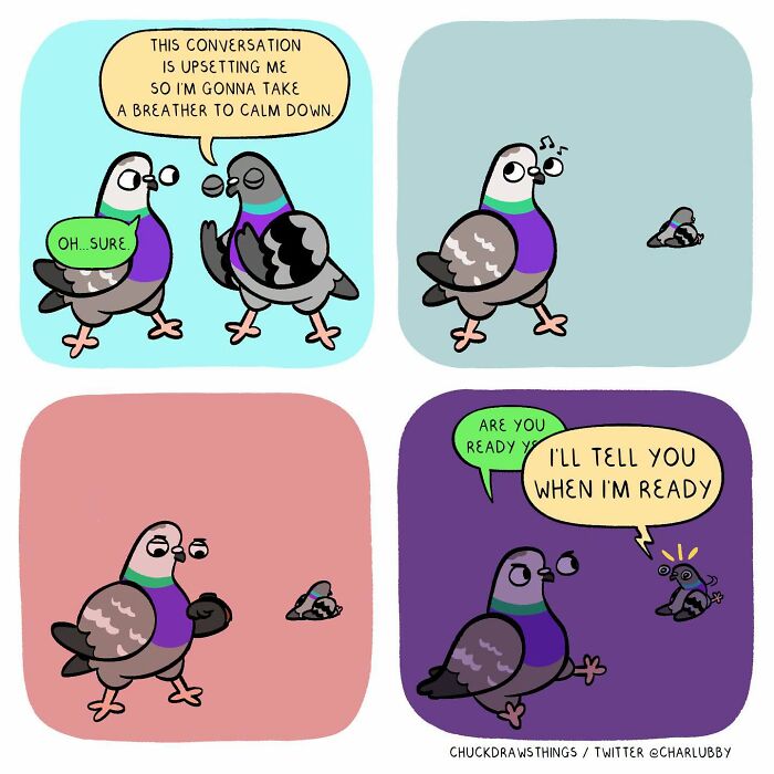 50 New Comics About A Pigeon Going Through Life And Mental Health Struggles By Chuck Mullin 50 New Comics About A Pigeon Going Through Life And Mental Health Struggles By Chuck Mullin