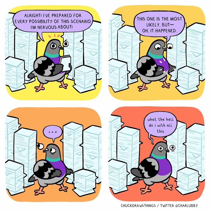 50 New Comics About A Pigeon Going Through Life And Mental Health Struggles By Chuck Mullin 50 New Comics About A Pigeon Going Through Life And Mental Health Struggles By Chuck Mullin