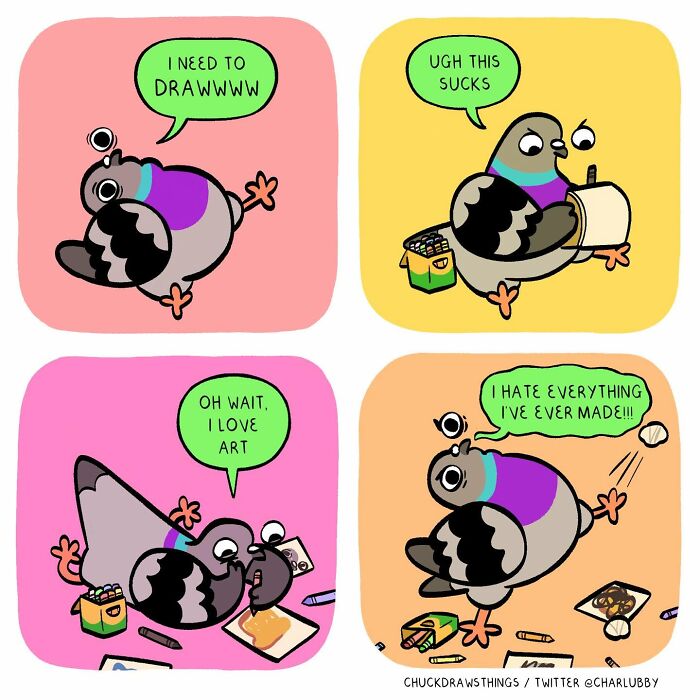 50 New Comics About A Pigeon Going Through Life And Mental Health Struggles By Chuck Mullin 50 New Comics About A Pigeon Going Through Life And Mental Health Struggles By Chuck Mullin