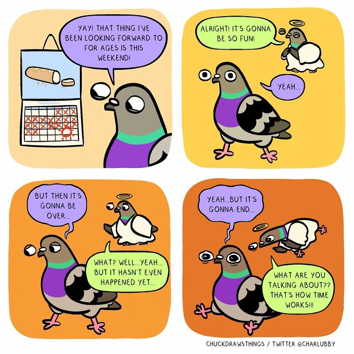 50 New Comics About A Pigeon Going Through Life And Mental Health Struggles By Chuck Mullin 50 New Comics About A Pigeon Going Through Life And Mental Health Struggles By Chuck Mullin