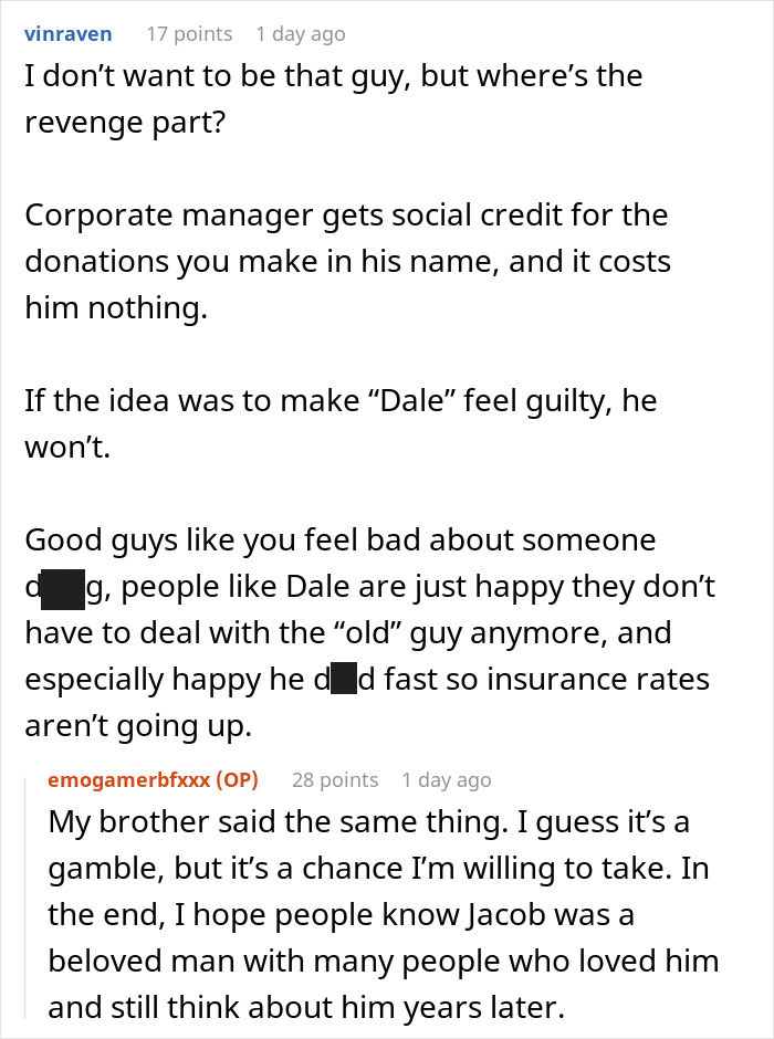 Person Can’t Grieve Late Colleague Until They Get Back At Their Toxic And Slimy Boss Person Can’t Grieve Late Colleague Until They Get Back At Their Toxic And Slimy Boss
