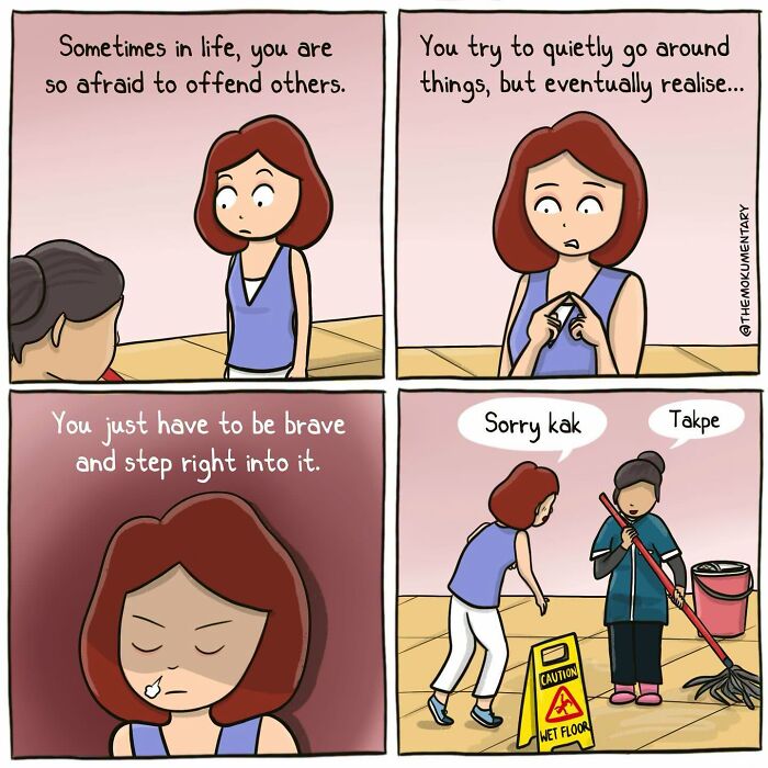 31 New Comics From “Mokumentary” That Capture The Awkward Side Of Everyday Life 31 New Comics From “Mokumentary” That Capture The Awkward Side Of Everyday Life