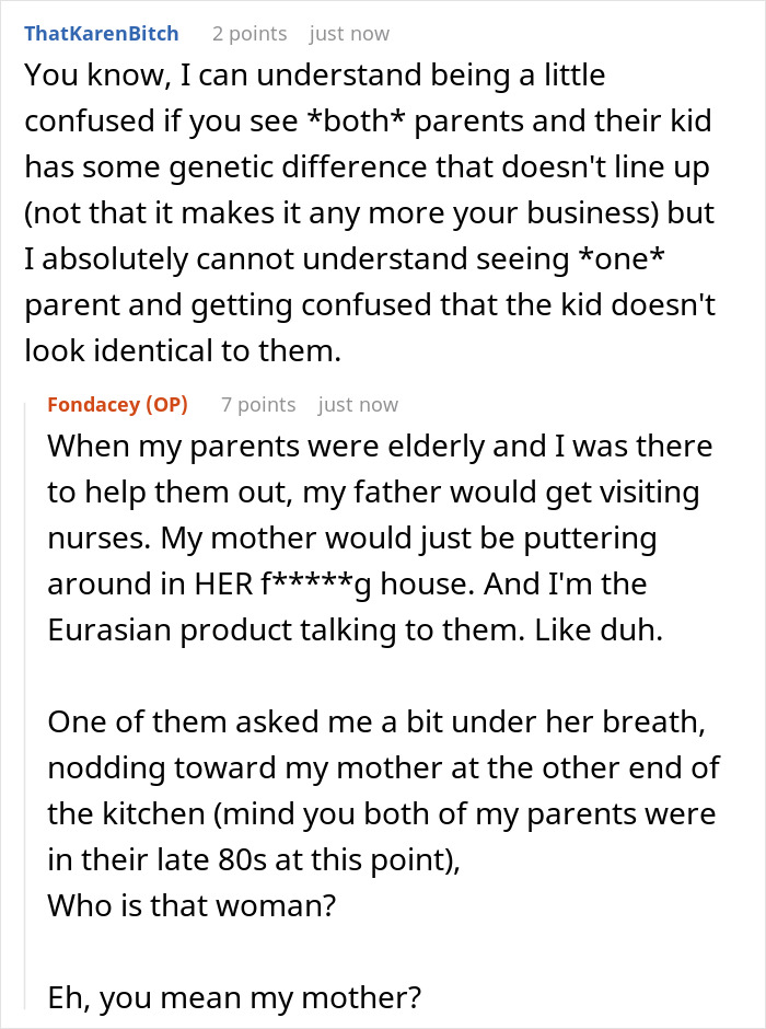 Mixed-Race Mom Invents Family Scandals For Fun, Tired Of Explaining Blue-Eyed Kid To Nosy Strangers Mixed-Race Mom Invents Family Scandals For Fun, Tired Of Explaining Blue-Eyed Kid To Nosy Strangers