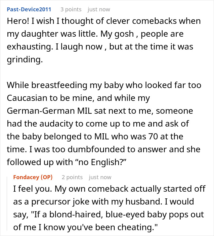 Mixed-Race Mom Invents Family Scandals For Fun, Tired Of Explaining Blue-Eyed Kid To Nosy Strangers Mixed-Race Mom Invents Family Scandals For Fun, Tired Of Explaining Blue-Eyed Kid To Nosy Strangers
