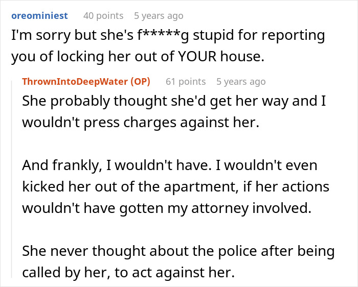 Entitled Mom Tries To Frame Son For Locking Her Out Of House, Facing Charges After The Calling Cops Entitled Mom Tries To Frame Son For Locking Her Out Of House, Facing Charges After The Calling Cops