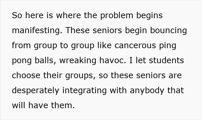 Lazy Seniors Force Classmates To Do All The Work, Teacher’s Trap Blows Up In Their Faces Lazy Seniors Force Classmates To Do All The Work, Teacher’s Trap Blows Up In Their Faces