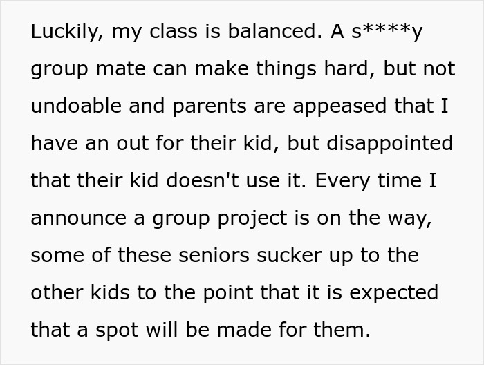 Lazy Seniors Force Classmates To Do All The Work, Teacher’s Trap Blows Up In Their Faces Lazy Seniors Force Classmates To Do All The Work, Teacher’s Trap Blows Up In Their Faces