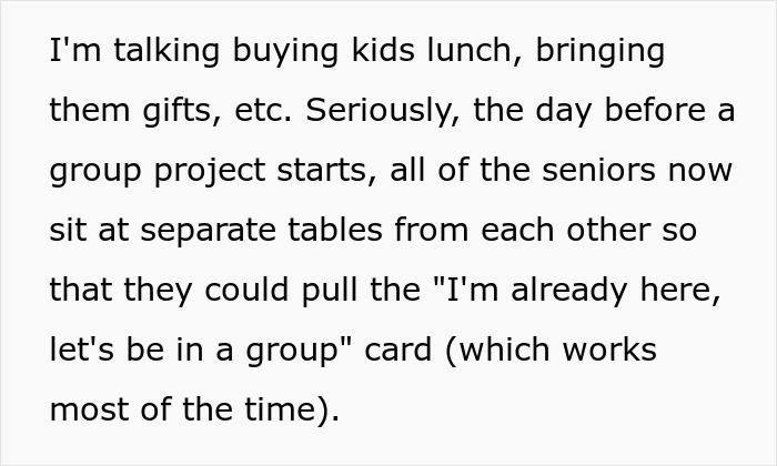 Lazy Seniors Force Classmates To Do All The Work, Teacher’s Trap Blows Up In Their Faces Lazy Seniors Force Classmates To Do All The Work, Teacher’s Trap Blows Up In Their Faces