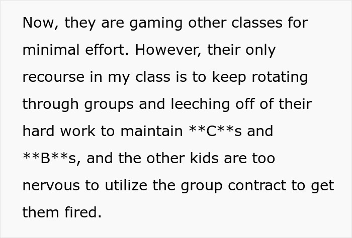 Lazy Seniors Force Classmates To Do All The Work, Teacher’s Trap Blows Up In Their Faces Lazy Seniors Force Classmates To Do All The Work, Teacher’s Trap Blows Up In Their Faces