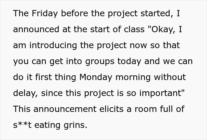 Lazy Seniors Force Classmates To Do All The Work, Teacher’s Trap Blows Up In Their Faces Lazy Seniors Force Classmates To Do All The Work, Teacher’s Trap Blows Up In Their Faces