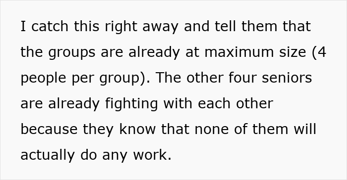 Lazy Seniors Force Classmates To Do All The Work, Teacher’s Trap Blows Up In Their Faces Lazy Seniors Force Classmates To Do All The Work, Teacher’s Trap Blows Up In Their Faces