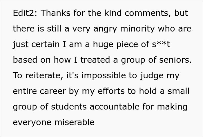 Lazy Seniors Force Classmates To Do All The Work, Teacher’s Trap Blows Up In Their Faces Lazy Seniors Force Classmates To Do All The Work, Teacher’s Trap Blows Up In Their Faces