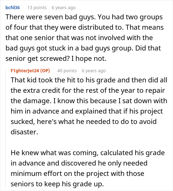 Lazy Seniors Force Classmates To Do All The Work, Teacher’s Trap Blows Up In Their Faces Lazy Seniors Force Classmates To Do All The Work, Teacher’s Trap Blows Up In Their Faces